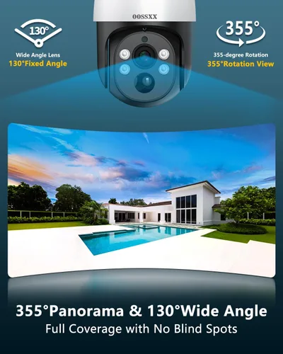 Vista 15 de (Actualización 2026) Sistema de cámara de seguridad 4K PoE con detección humana PIR e IA, NVR de 8 canales con disco duro de 4 TB, 4 cámaras, ultra