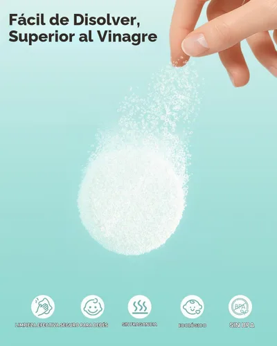 Vista 4 de Tabletas descalcificadoras para lavadora de biberones, 24