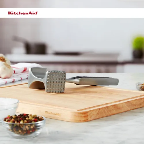 Vista 5 de KitchenAid Ablandador de carne gourmet de múltiples caras para golpear carnes, nueces, mariscos, etc., agujero para colgar para un fácil