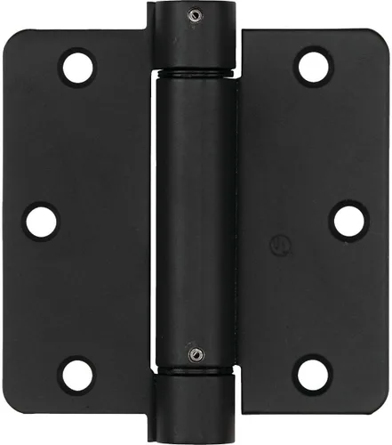 Vista 4 de N350-827 Bisagra de resorte, 3.5 pulgadas, bronce aceitado