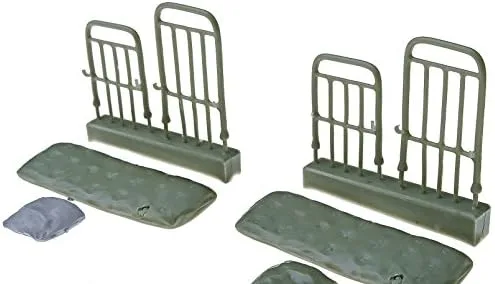 Vista 3 de DAN MODELS Accesorio para cama Diorama Army con colchón, almohada 2 PCS 1/35 35250