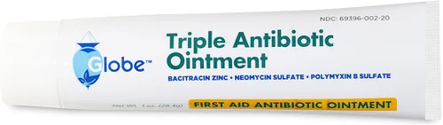 Vista 4 de Pomada triple antibiótico para primeros auxilios, de 1 onza (comparar con los ingredientes activos de neosporin), 1