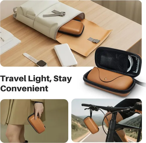 Vista 6 de ByteWave Funda rígida para accesorios Ray-Ban Meta, compatible con Meta Ray-Ban WayfarerSkylerHeadliner, caja de carga y accesorios inteligentes