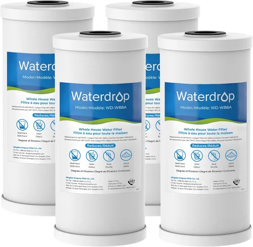 Vista 12 de Waterdrop Filtro de sedimentos de carbono CTO para toda la casa para GE® Cartucho de filtro de agua de repuesto para GXWH40L, W10-PR, Culligan®