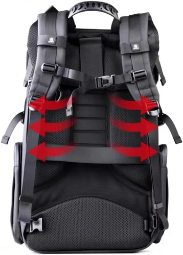 Vista 5 de HGLRC - Estuche para mochila de dron FPV con bandolera para dron de carreras de quadcopter y piezas para combo DJI FPV