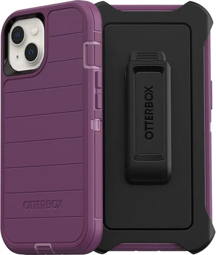 Vista 11 de OtterBox Defender Series - Funda para iPhone 13 (solo edición sin pantalla), clip de funda incluida, protección de defensa microbiana, embalaje