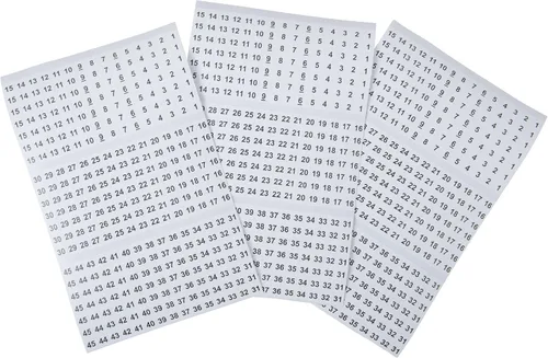 Vista 9 de Gardner Bender 42-027 - Folletos de bolsillo de Marcadores de alambre, 0-9, 42-027