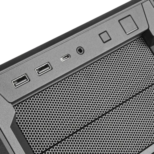 Vista 5 de Silverstone Tecnología Chasis ATX de media torre SETA D1 con alta capacidad de almacenamiento y versatilidad, SST-SED1-B
