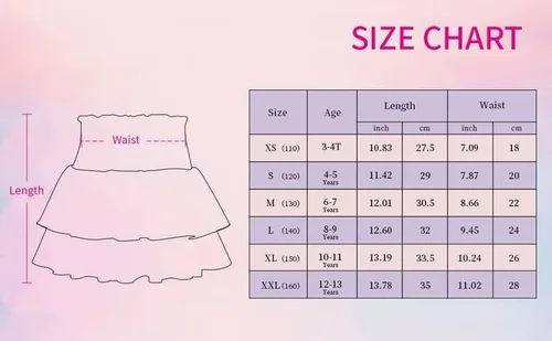 Vista 6 de JESKIDS Faldas metálicas para niñas, falda de animadora con lentejuelas brillantes