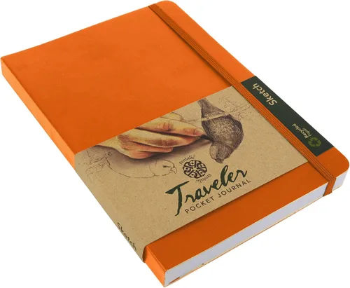 Vista 4 de Cuaderno de bocetos Travelers Dot Grid Pentalic Art, libre de ácidos