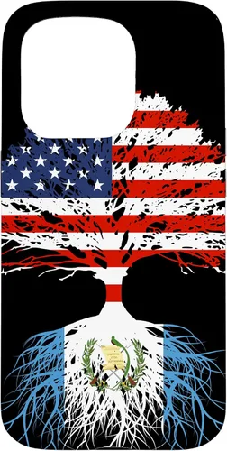 Vista 14 de Guatemala Born Family Roots Guatemalan American US Flag Gift Case for iPhone 17