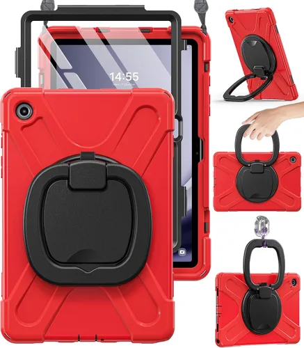 Vista 13 de BRAECN Case for Samsung Galaxy Tab A9+ Plus - 2023 Black Tablet A9+ Case Negro