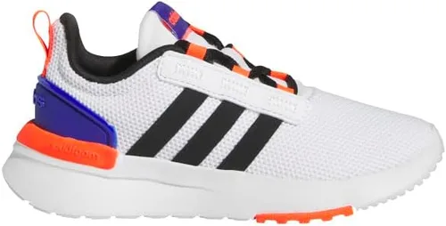 Vista 2 de adidas Tenis Racer TR21 unisex para niños, Gris, Negro