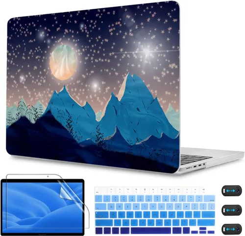 Vista 10 de CISSOOK Funda compatible con MacBook Pro de 16 pulgadas 2025 2024 2023 2022 2021 versión A3403 A3186 A2991 A2780 A2485, carcasa rígida para MacBook