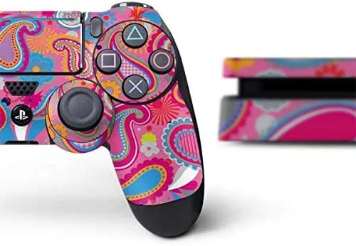 Vista 2 de Skinit Decal Gaming Skin Compatible with PS4 Slim Bundle - Officially Licensed Jorge Oswaldo Art Pais Maiz Design
