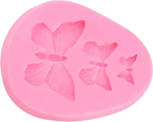 Vista 9 de Moldes de silicona con forma de mariposa para tartas de chocolate, herramienta de decoración para chocolate, dulces, gelatina, cubitos de hielo