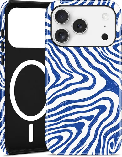 Vista 94 de Jusy Funda magnética Zebra para iPhone XR, color negro
