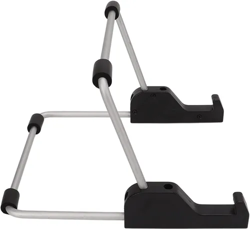 Vista 4 de Tissting Soporte universal para tableta, plegable, de aluminio, ajustable, 3 ángulos, elevador de escritorio portátil para tablet de 7 a 11