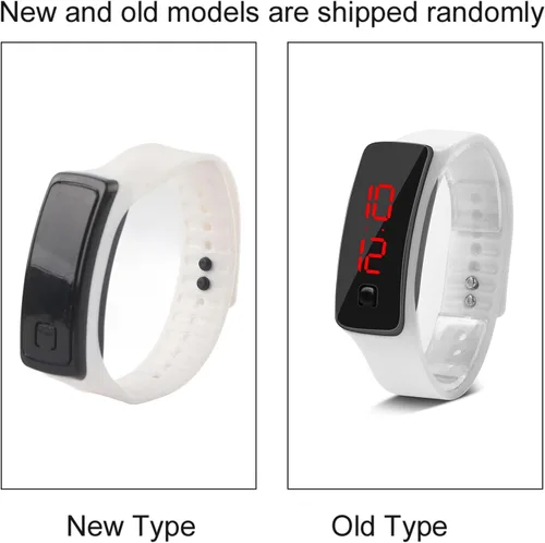 Vista 7 de Zetiling Reloj LED, reloj para niños, reloj de pulsera LED, reloj de pulsera deportivo digital con correa de silicona, reloj electrónico