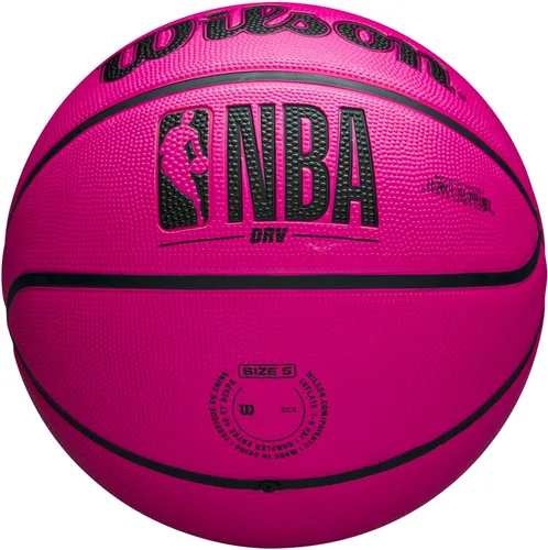 Vista 6 de WILSON NBA DRV Baloncesto para exteriores con bomba, color rosa, tamaño 5-27.5 pulgadas