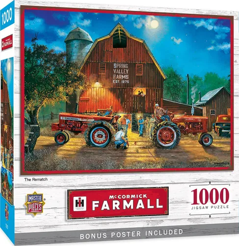 Vista 5 de MasterPieces Farmall Case Ih - un rompecabezas clásico americano de 1000 piezas