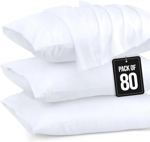 Vista 10 de Utopia Bedding - Juego de 2 fundas de almohada tamaño estándar, con cierre de sobre, tela de microfibra cepillada suave, resistentes al encogimiento