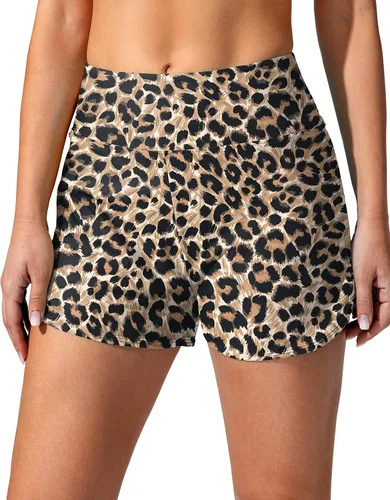 Vista 2 de Traje de baño para mujer con bolsillos, cintura alta, control de abdomen, traje de baño con forro