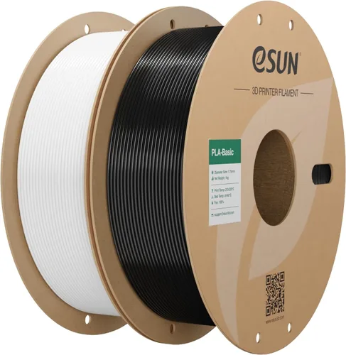 Vista 45 de eSUN Filamento PLA Basic de 0.07 in, naranja, carrete de 2.2 libras 1.anaranjado