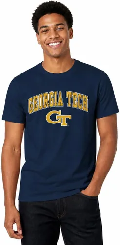 Vista 72 de Campus Colors NCAA - Camiseta de algodón para adulto, unisex, para el día del juego Azul marino