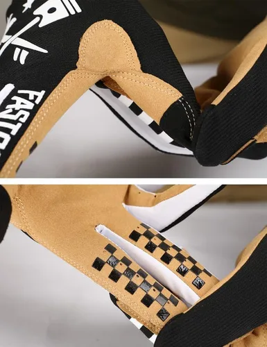 Vista 4 de Guantes de ciclismo para hombre y mujer, guantes de motocicleta con pantalla táctil, guantes de motocicleta para carretera y motocross, guantes