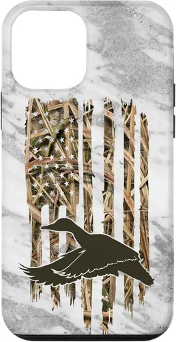Vista 15 de Funda para iPhone 11 Pro Max con diseño de camuflaje y bandera de Estados Unidos