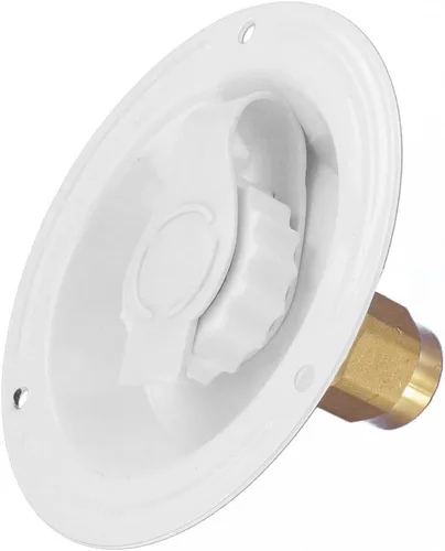 Vista 2 de Valterra A01-0177LF Blanco Colonial 2-3/4" FPT Entrada de agua empotrada sin plomo 1/2 in FPT inside connection, no-lead construction, flush-mount