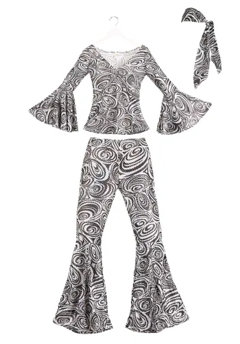 Vista 8 de Disfraz para mujer Foxy Lady Disco Multicolor