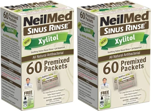 Vista 7 de NeilMed Paquetes de recarga premezclados con xilitol, 60 unidades.