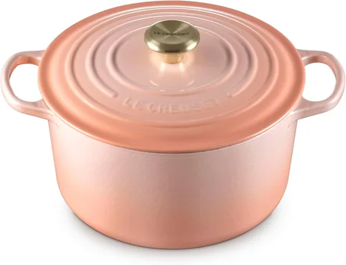 Vista 18 de Le Creuset Horno redondo profundo Signature de hierro fundido esmaltado, 6.5 cuartos de galón., Artichaut