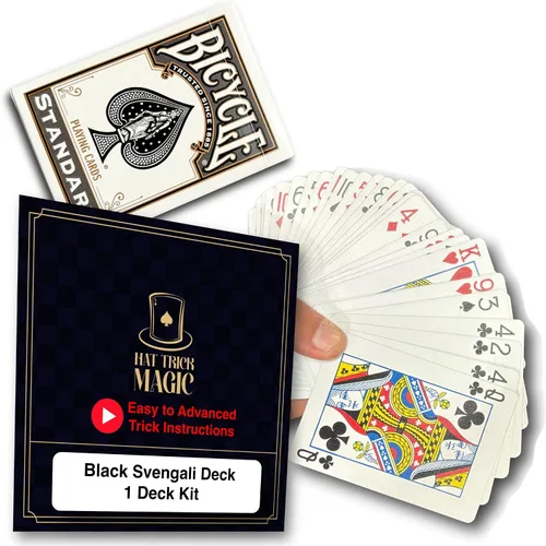 Vista 12 de Ilusiones de cartas para magos principiantes a profesionales: aparición, teletransporte, transformando milagros (Baraja Svengali azul)