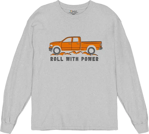 Vista 214 de Tee Hunt Camisetas gráficas y camisetas sin mangas para hombre Roll with Power Pickup Truck