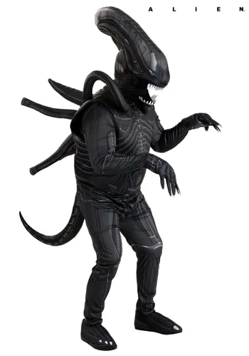 Vista 13 de Disfraz Premium de Alien Xenomorph para Adultos Talla Plus Multicolor