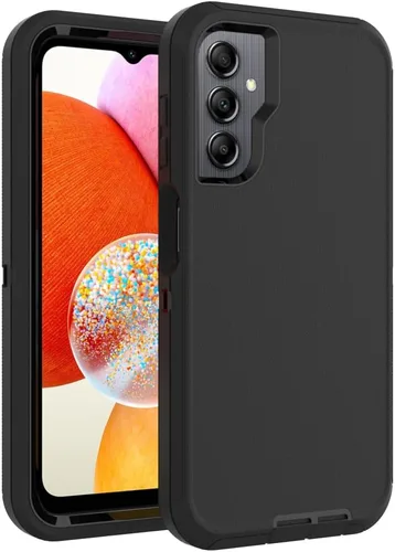 Vista 49 de Funda WOGROO para Galaxy Note 8, funda protectora resistente a caídas y golpes de grado pesado y resistente para Samsung Galaxy Note 8, Negro+Naranja