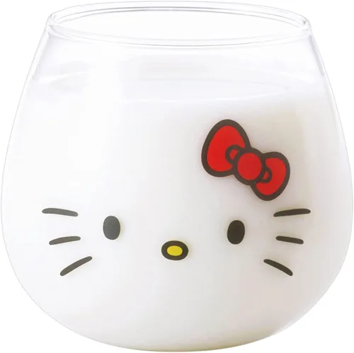 Vista 2 de Sanrio 501131 Hello Kitty - Vaso tambaleante, 11.8 fl oz (10.8 fl oz), cara