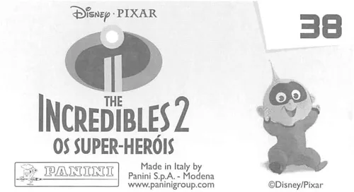 Vista 2 de 2018 Panini Incredibles 2 Album Sticker #38 Sticker 38