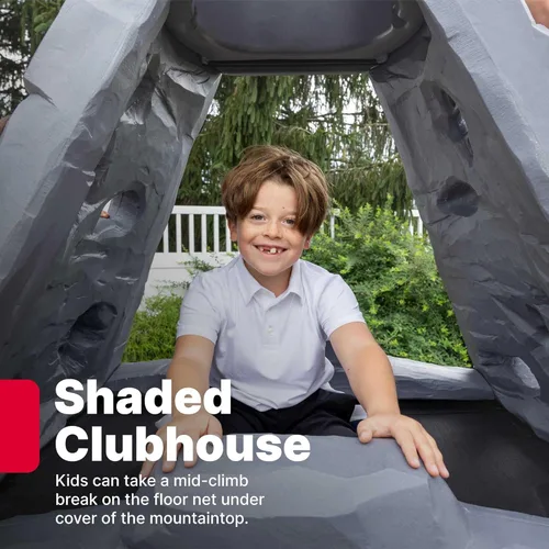 Vista 7 de Step2 Skyward Summit para niños, juego de pared de escalada para niños pequeños, edades de 4 a 8 años, fácil de montar, parque infantil al aire