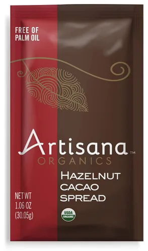 Vista 7 de Artisana Organics - Crema de cacao con avellana, 8 onzas Sin aceite de palma, endulzado con azúcar de coco