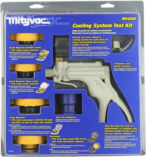 Vista 5 de Mityvac MV4560 Kit de prueba de presión del radiador/sistema de refrigeración para automóviles asiáticos, europeos, estadounidenses y camiones
