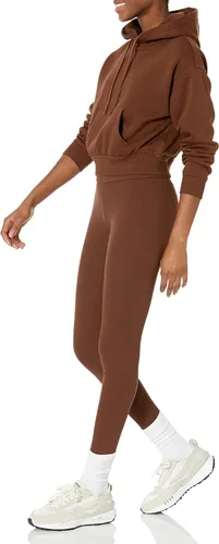 Vista 4 de Tienda Essentials Sudaderas con capucha para mujer, sudadera corta (disponible en tallas extragrandes)