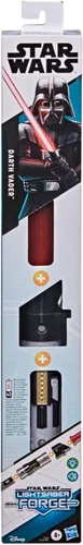 Vista 7 de STAR WARS Lightsaber Forge Darth Vader - Juguete electrónico de sable de luz rojo extensible, juguete de rol personalizable para niños a partir de 4
