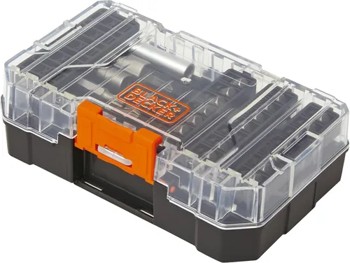 Vista 3 de BLACK+DECKER BLACK + DECKER - Juego de puntas de destornillador, 40 piezas (BDAST40SETFF)