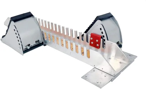 Vista 4 de Bloque de arranque multifunción, bloque de arranque escolar de atletismo, 6 ángulos ajustables Sprinter Track y Field Aluminio adecuado para pista