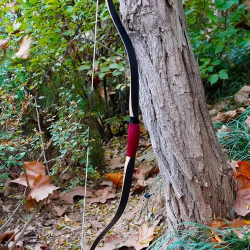 Vista 3 de AF Archery arco recurvo turco, arco de caza laminado tradicional de alto rendimiento de 50" para adultos, jóvenes, principiantes, entusiastas y caza