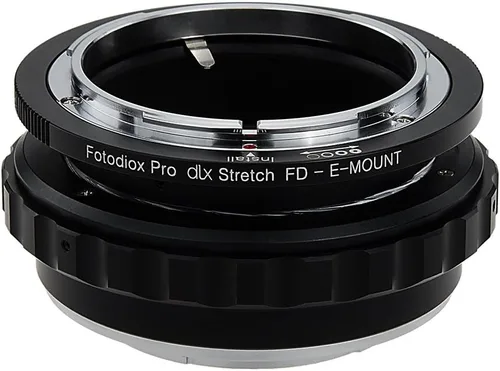 Vista 3 de Fotodiox Adaptador de montaje de lente extensible DLX compatible con lentes Canon FD y FL a cámaras Sony E-Mount